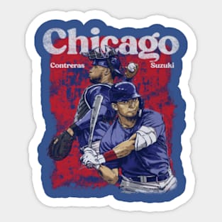 Willson Contreras & Seiya Suzuki Chicago C Duo Sticker